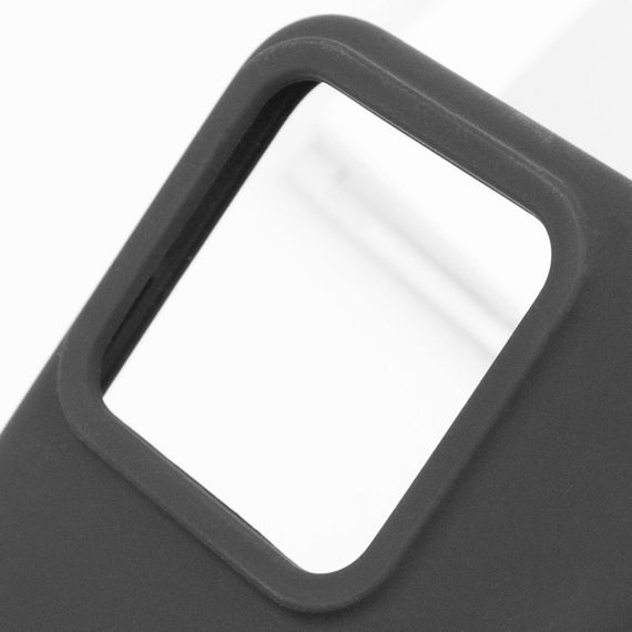 Чехол Silicone Cover Lakshmi (AAA) для Xiaomi Redmi Note 13 5G Черный / Black | Зображення 5