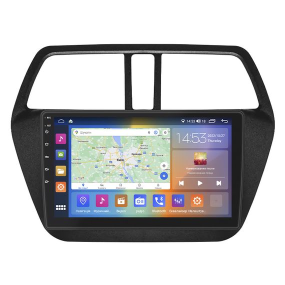 Магнитола Lesko Suzuki SX4 II (S-Cross) Рестайлинг 2016-н.в. IPS 9" 2/32Gb CarPlay 4G GPS Prime Охлаждение