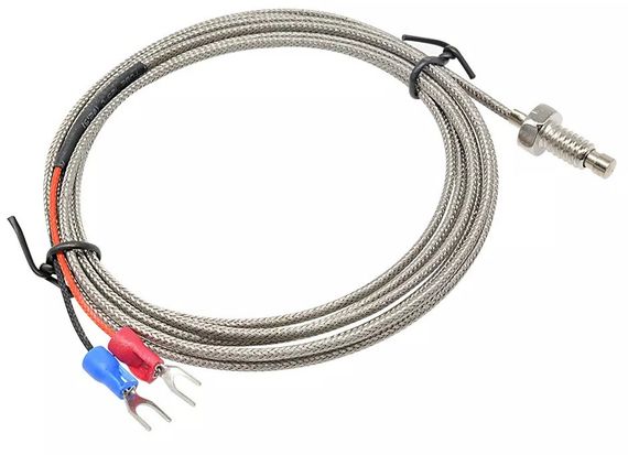 Кабель термопара типу К М6 з датчиком температури 1-3м 2 м