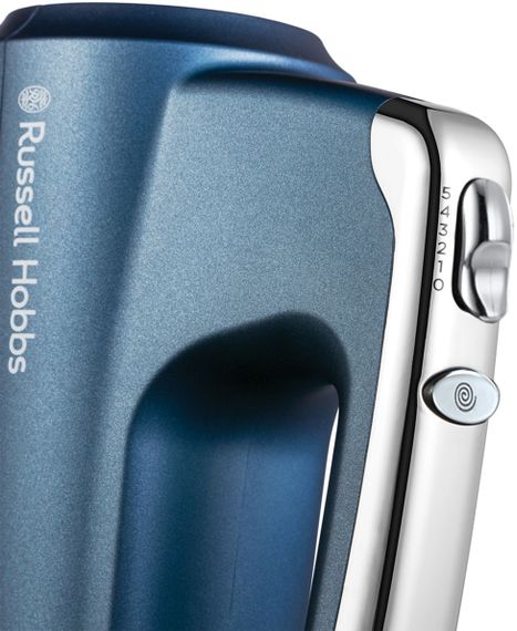 Миксер Russell Hobbs 25893-56 Sapphire, 350 Вт, 5 наст.скорости, режим turbo, футляр, сапфировый (25893-56) | Зображення 2
