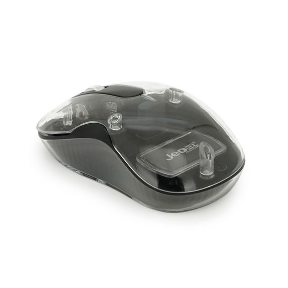 Миша бездротова JEDEL WD141, 1200-1600DPI, Black, 2.4GHZ+Bluetooth 5.0, Box | Зображення 2