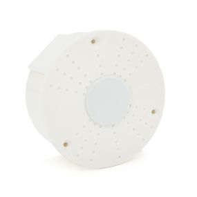 Монтажна коробка для камер UMK D-117, IP65, захист від ультрафіолету, (117х50мм) біла, пластик