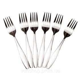 Набор десертных вилок 6 предметов 14 (см) Серебро HP-8-20