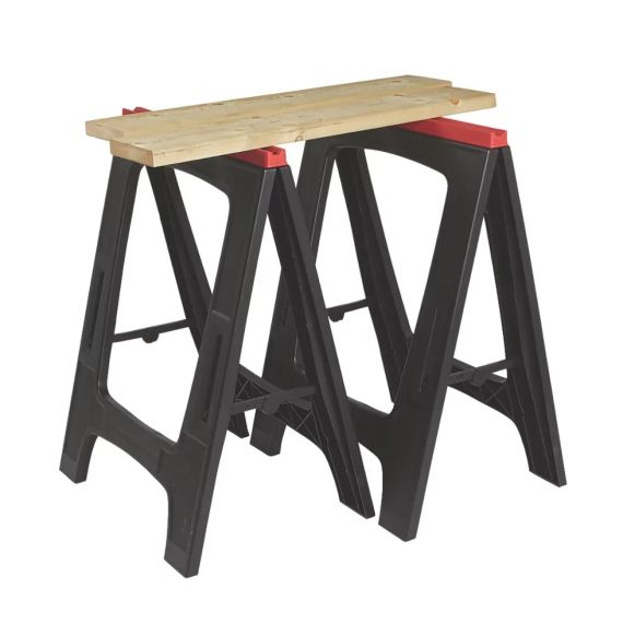 Козел для резки древесины (подставка для распиловки) Keter (Кетер) 23" Folding Sawhorse 2 шт (17182236)