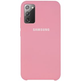 Чохол Silicone Cover (AAA) для Samsung Galaxy Note 20, Рожевий