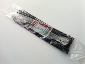 Хомут пластиковий APRO 400х5 (100 шт. у уп.) чорний, 1 ПАКОВКА (CT-B5400)