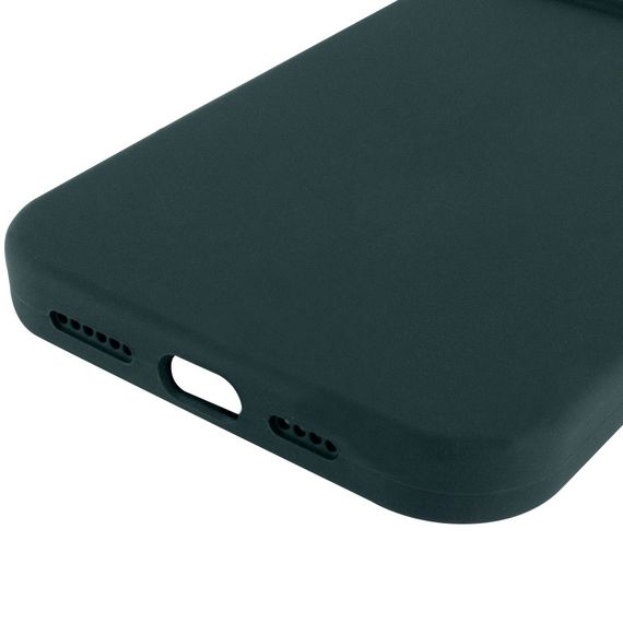 Чехол Silicone Case Full Protective (AA) NO LOGO для Apple iPhone 16 Pro (6.3") Зеленый / Forest green | Зображення 4
