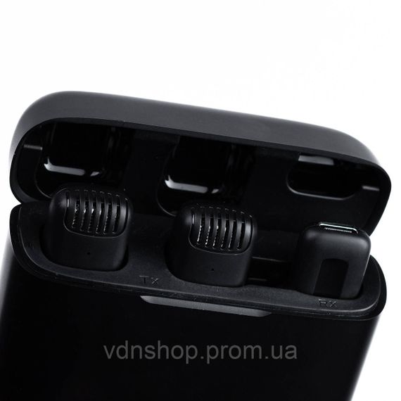 Петличка для телефона беспроводная набор 2 шт блютуз микрофон петличный с шумоподавлением HP176096 | Зображення 4