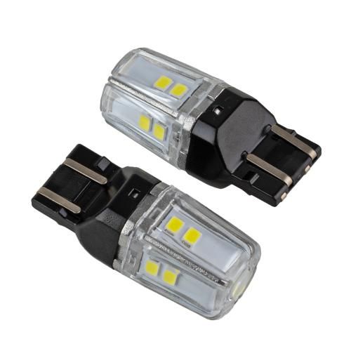 Лампа PULSO/габаритні/LED 7443/W3x16q/12SMD-2835/2контакта/9-36v/550/100lm/WHITE | Зображення 1