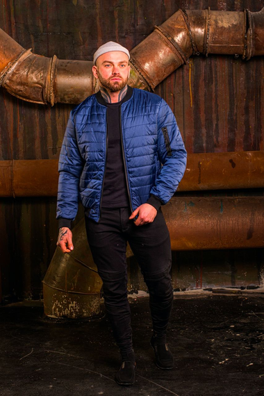 Бомбер Манжет синій S XL | Зображення 1