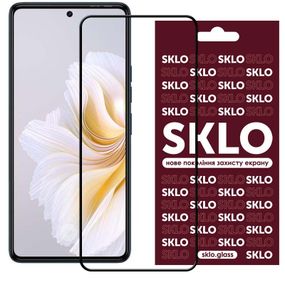 Захисне скло SKLO 3D (full glue) для TECNO Pova Neo 3 (LH6n)