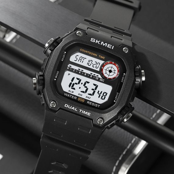 Спортивний чоловічий годинник Skmei 2126BKWT Black-White | Зображення 3
