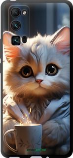 Чохол на Huawei Honor 30 Pro Білий кіт "5646b-1920-2448"