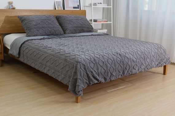 Набір текстилю Soho Ковдра 200х220 см + 2 наволочки 50х70 см Romance Gray | Зображення 2