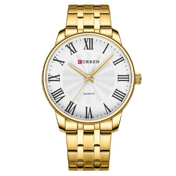 Curren 8422 Gold-White