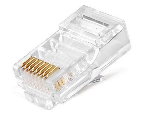 Коннектор Merlion RJ-45 8P8C UTP Cat-5 (100 шт / уп.)