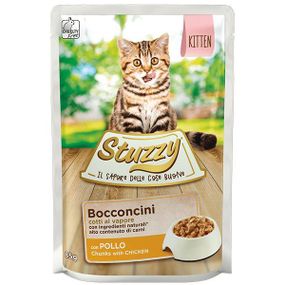Stuzzy Chicken for Kitten штузи влажный корм с курицей в соусе для котят пауч 85г