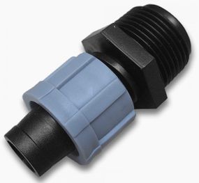 Адаптер Bradas для крапельної стрічки із зовнішньою різьбою 3/4" 25 шт