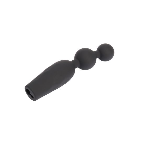 Анальная пробка CHISA Black Mont Vibrating Booty Beads с вибрирующими бусинами Sex Aura | Зображення 3