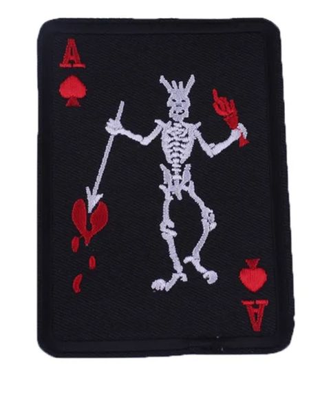 Шеврон Туз піковий на липучці