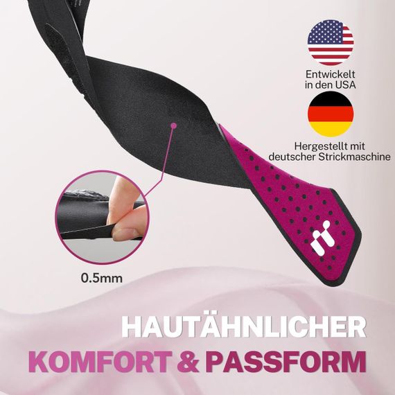 Бандаж пов’язка фіксуюча для зап’ястя L/XL з отвором для великого пальця, при болі, тендініті, артриті, розтягненнях | Зображення 2