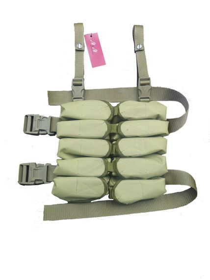 Підсумок для пострілів ВОГ 10шт на ногу M&M Вид 1 Coyote Койот (213347)