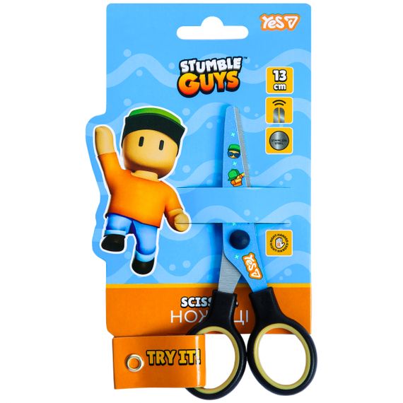 Ножиці канцелярські YES Stumble Guys 480483 13 см