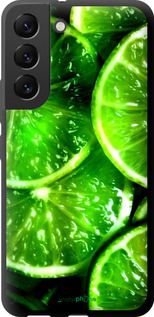 Чохол на Samsung Galaxy S22 Зелені часточки лимона "852b-2494-2448"