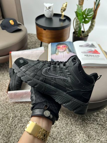 Чоловічі зимові кросівки  P-6000 Black Fur  , В'єтнам | Зображення 6