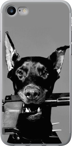 Чехол на iPhone 7 Доберман "2745u-336-17620"