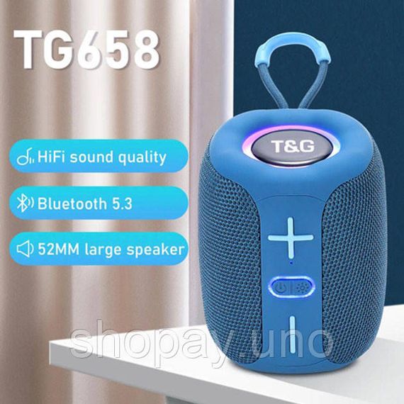 Bluetooth колонка з флешкою, Світломузична портативна колонка, Недорогі портативні колонки JT-62 | Зображення 7