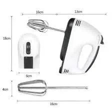 Ручний Міксер Iman електричний з насадкою для збивання яєць, тіста та крему, 7 швидкостей, 260 Вт, ММ-133 | Зображення 1