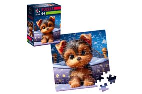 Пазли De.tail. Допитливе цуценя. 64 деталі DT1234-09 (укр)Vladi Toys