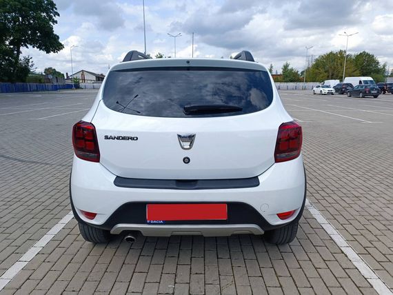 Накладка на задній бампер EuroCap (ABS) для Dacia Sandero 2013-2020 рр | Зображення 2