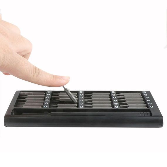 Набір магнітних викруток 24в1 в кейсі, Torx Hex Precision DIY / Магнітні біти для ремонту телефонів / Міні викрутки | Зображення 4