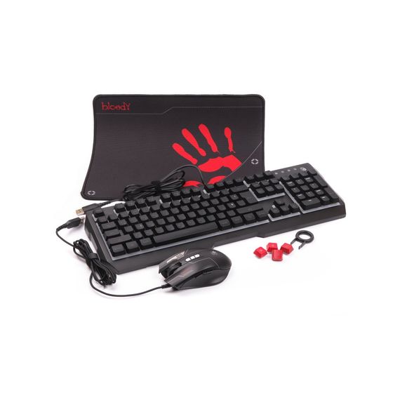 Комплект A4Tech Bloody B1700 USB Black (Bloody B1700 Black) | Зображення 4