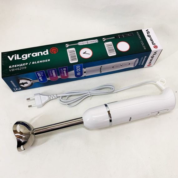 Портативний блендер для смузі ViLgrand VBH6209 600 Вт, Кухонний електричний подрібнювач-блендер MY-46 | Зображення 2