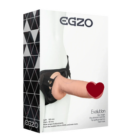 Страпон женский EGZO Evolution STR005 ( 20 см х 4,8 см ) Sex Aura
