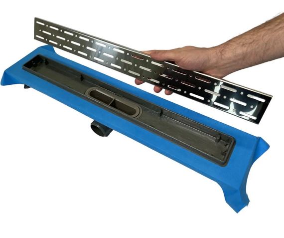 Душовий канал з горизонтальним фланцем Maxiflow Standart Line 60 см решітка Дощ 4022.TY050K.060.1 | Зображення 3