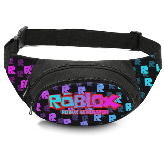 Сумка-бананка дитяча з принтом Roblox поясна сумка для хлопчика (4438)
