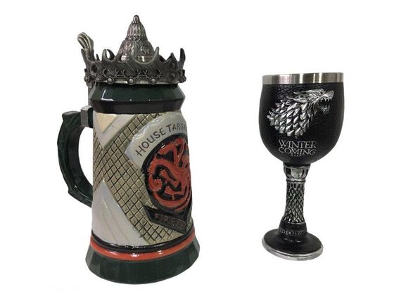 Подарунковий набір Кухоль Game Of Thrones House Targaryen Fire And Blood Гра Престолів і Кубок Дім Старків | Зображення 2