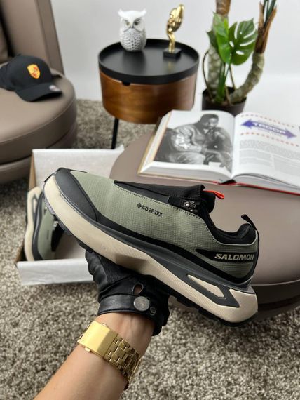 Кросівки Salomon Odyssey ELMT Advanced Black Olive (Gore-Tex) , В'єтнам 44 28 | Зображення 4