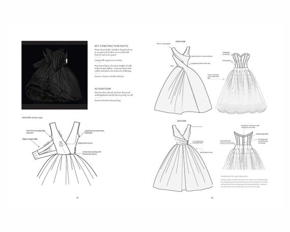 Книга з історії моди про модний дім Діор з ілюстраціями Christian Dior: History and Modernity, 1947 - 1957 | Зображення 4
