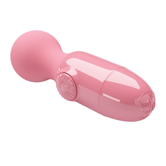 Універсальний вібромасажер Pretty Love Mini Stick Little Cute, світло-рожевий | Зображення 6