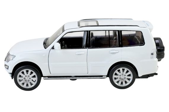 Машина металева 68463W 1:33 "Mitsubishi Pajero 4WD Turbo", на батарейках, світло, звук, відкриваються двері, коробка 18x9x8 см АВТОПРОМ | Зображення 2