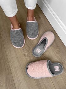 Хатні тапочки 584778 Сірі рожеві 36-37 38-39 40