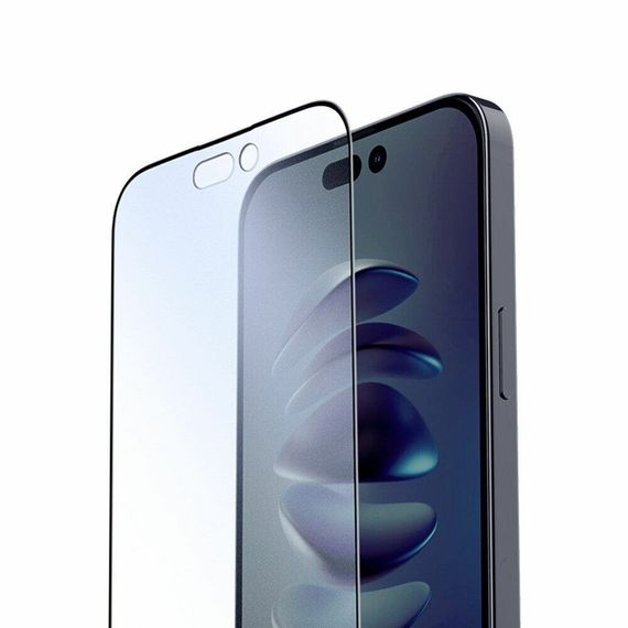 Матове захисне скло 2.5D для iPhone 14 Pro Max колір Чорний | Зображення 3