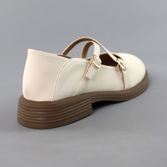 Туфлі жіночі 591720 Бежеві 36 37 38 39 40 | Зображення 5