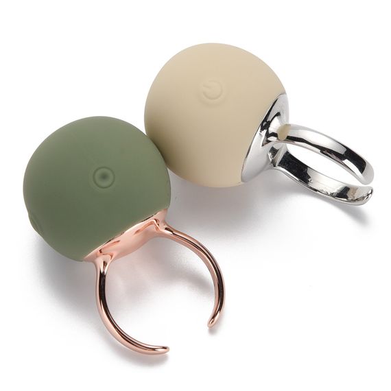 Вібратор-кільце Sweet Em для клітора, зелений, 2.7 х 4.5 х 2 см sexstyle | Зображення 2