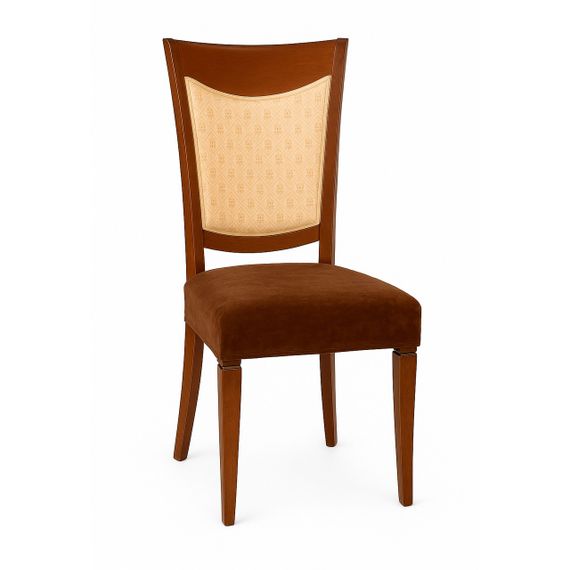 Чохли на сидіння стільця велюрові 2 шт коричневий Love You